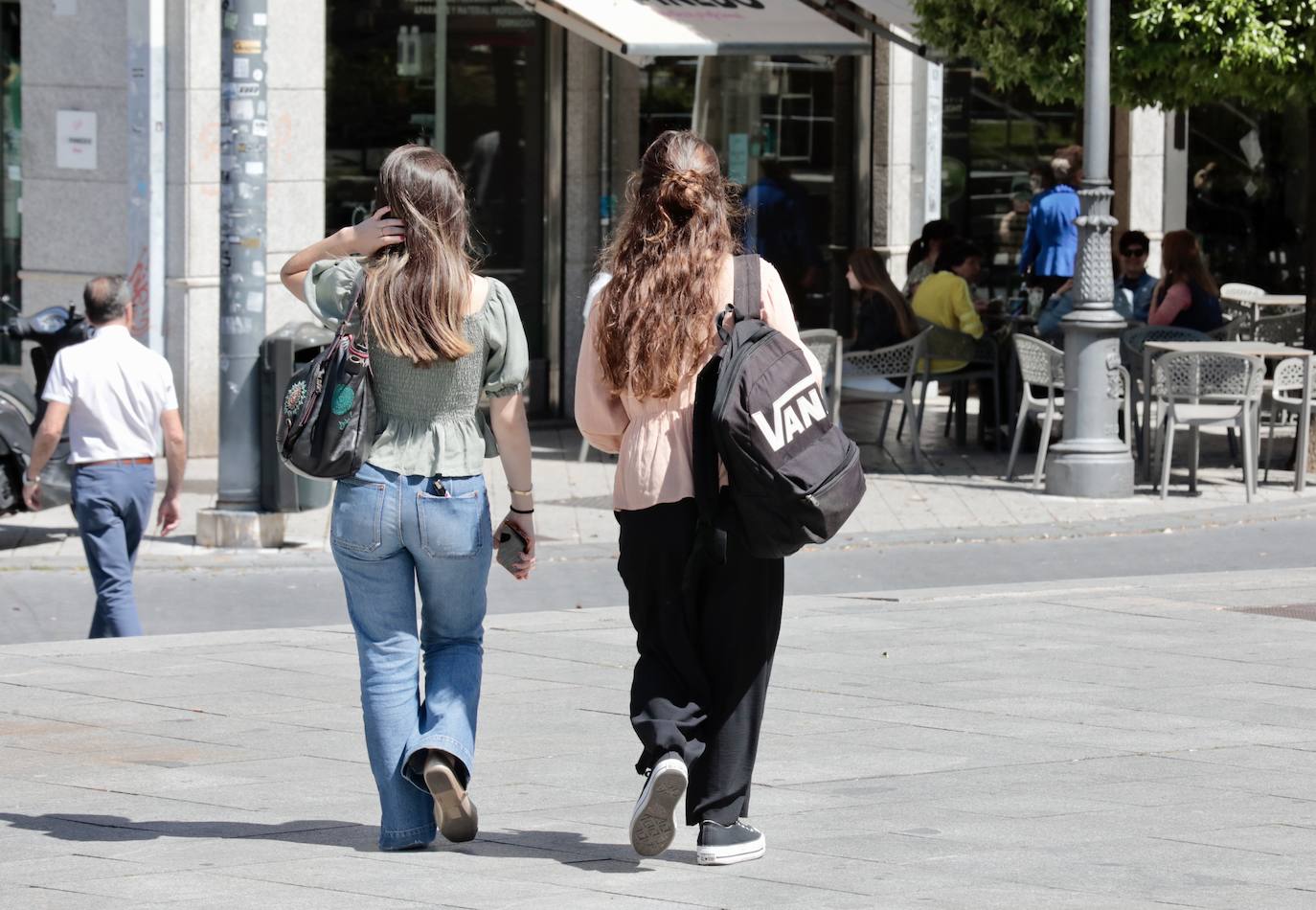 Buenas temperaturas y ambiente primaveral en Valladolid