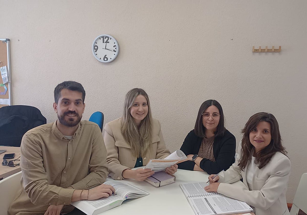 Trabajadores de la Asociación de Autismo de Valladolid.