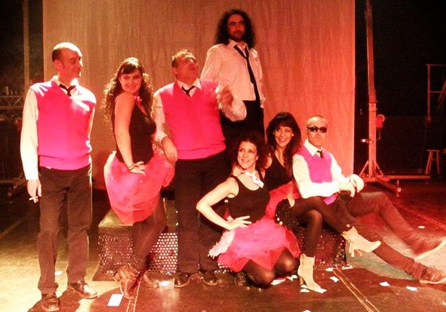 Estreno del musical de 'Los Coches Chocones' con Rayuela, en 2014.