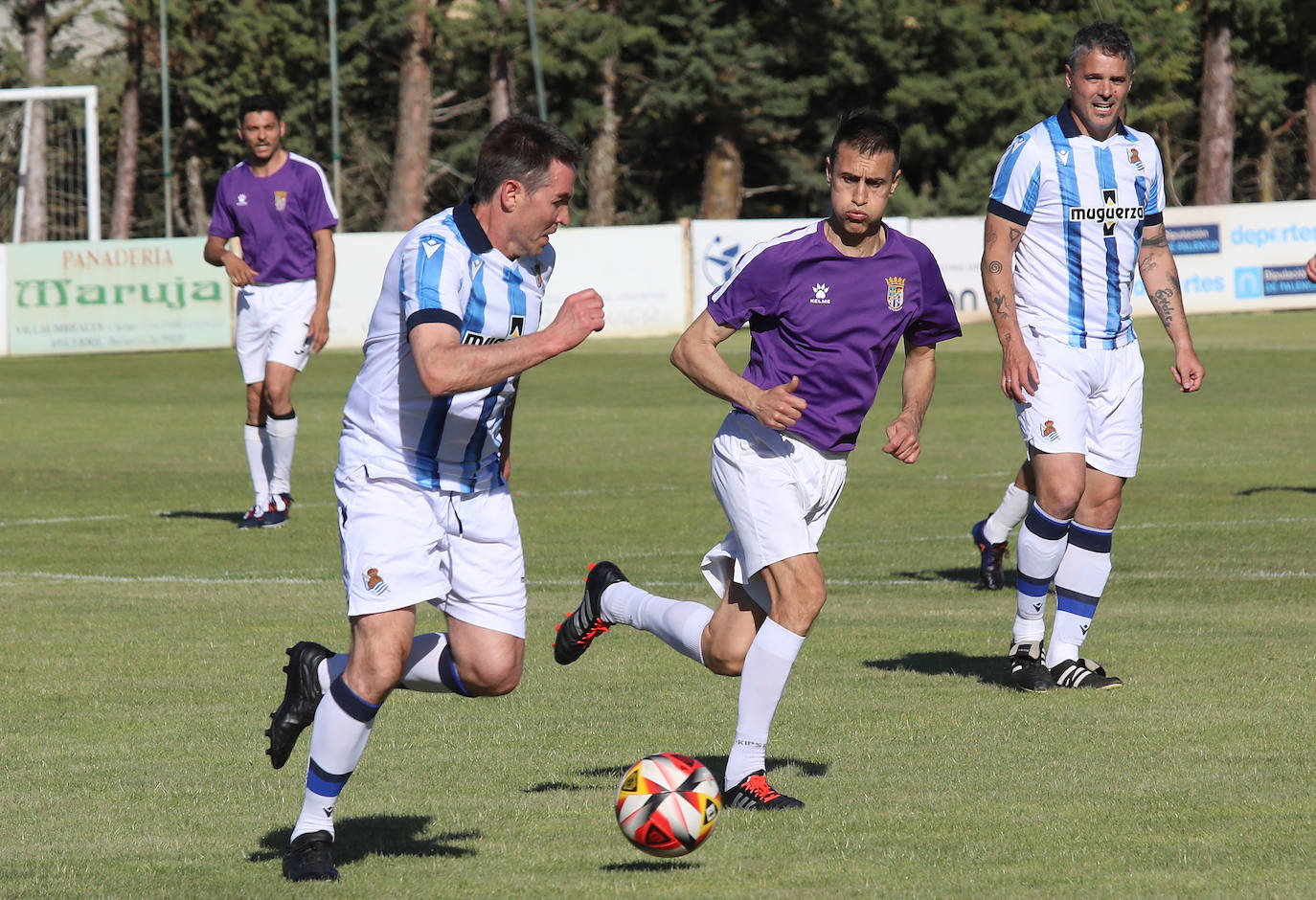 Leyendas de la Real Sociedad, CF Palencia y Becrrril, juntos en el Mariano Haro