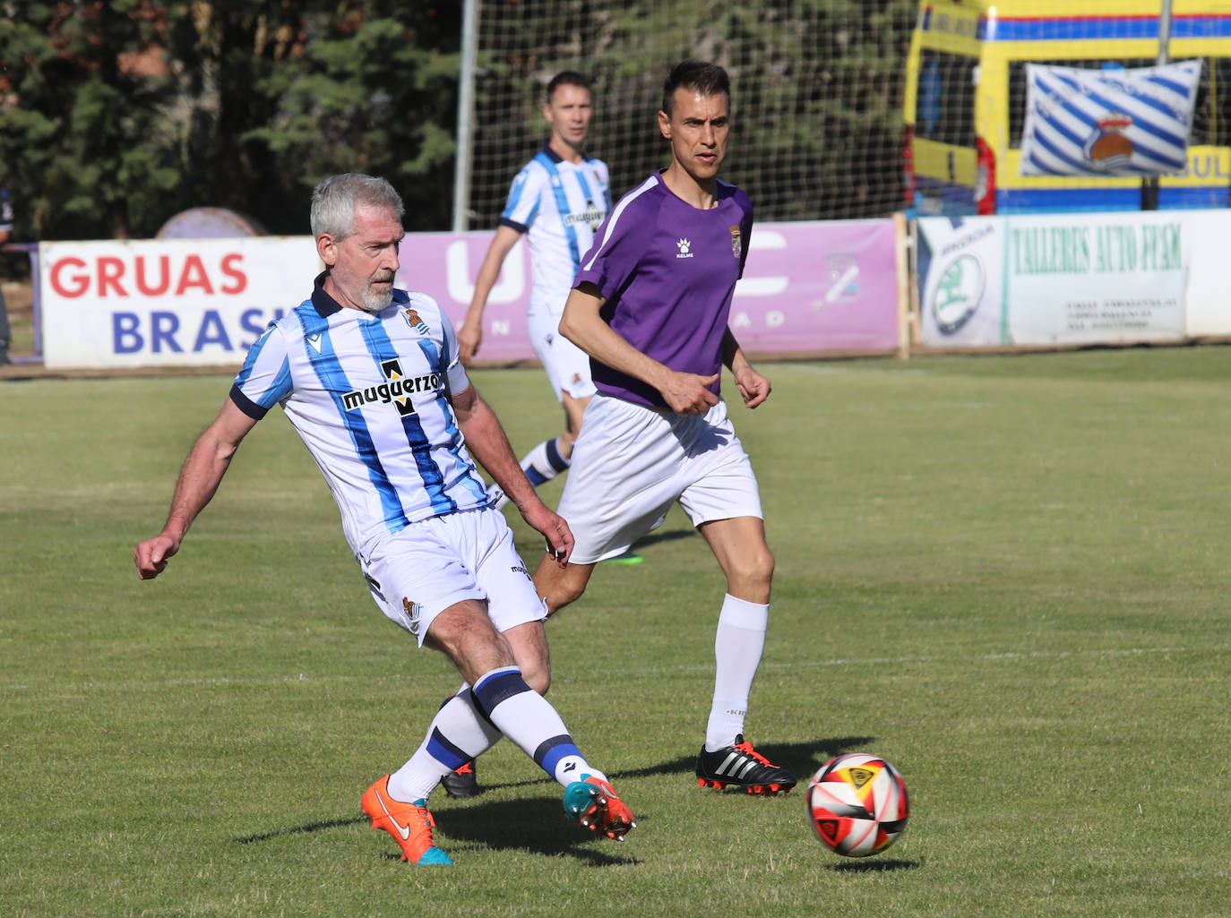 Leyendas de la Real Sociedad, CF Palencia y Becrrril, juntos en el Mariano Haro