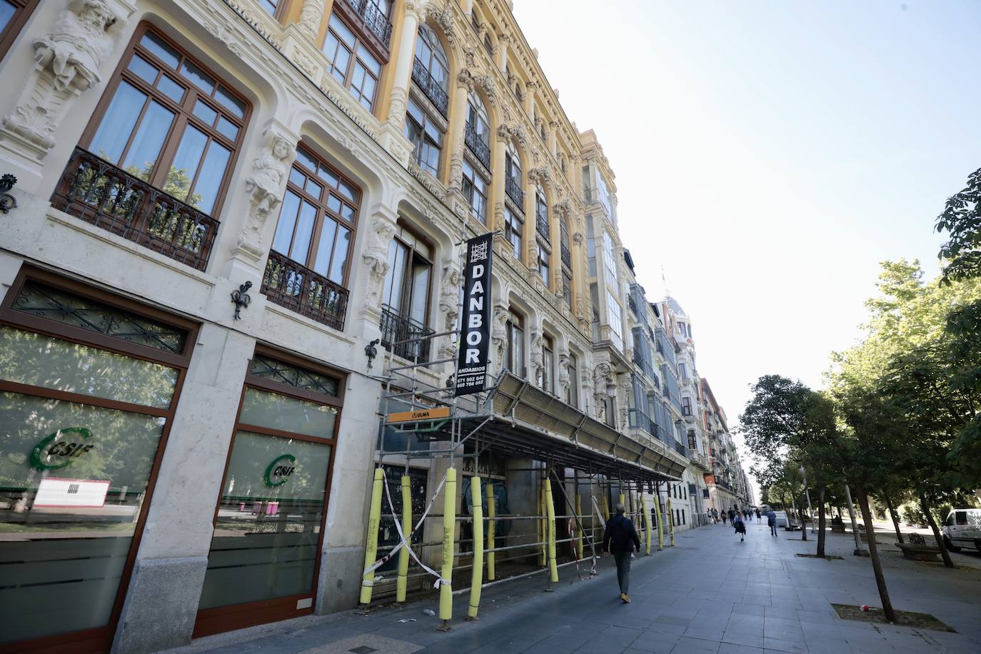 La Casa Resines, en Valladolid enfila la última fase de su rehabilitación