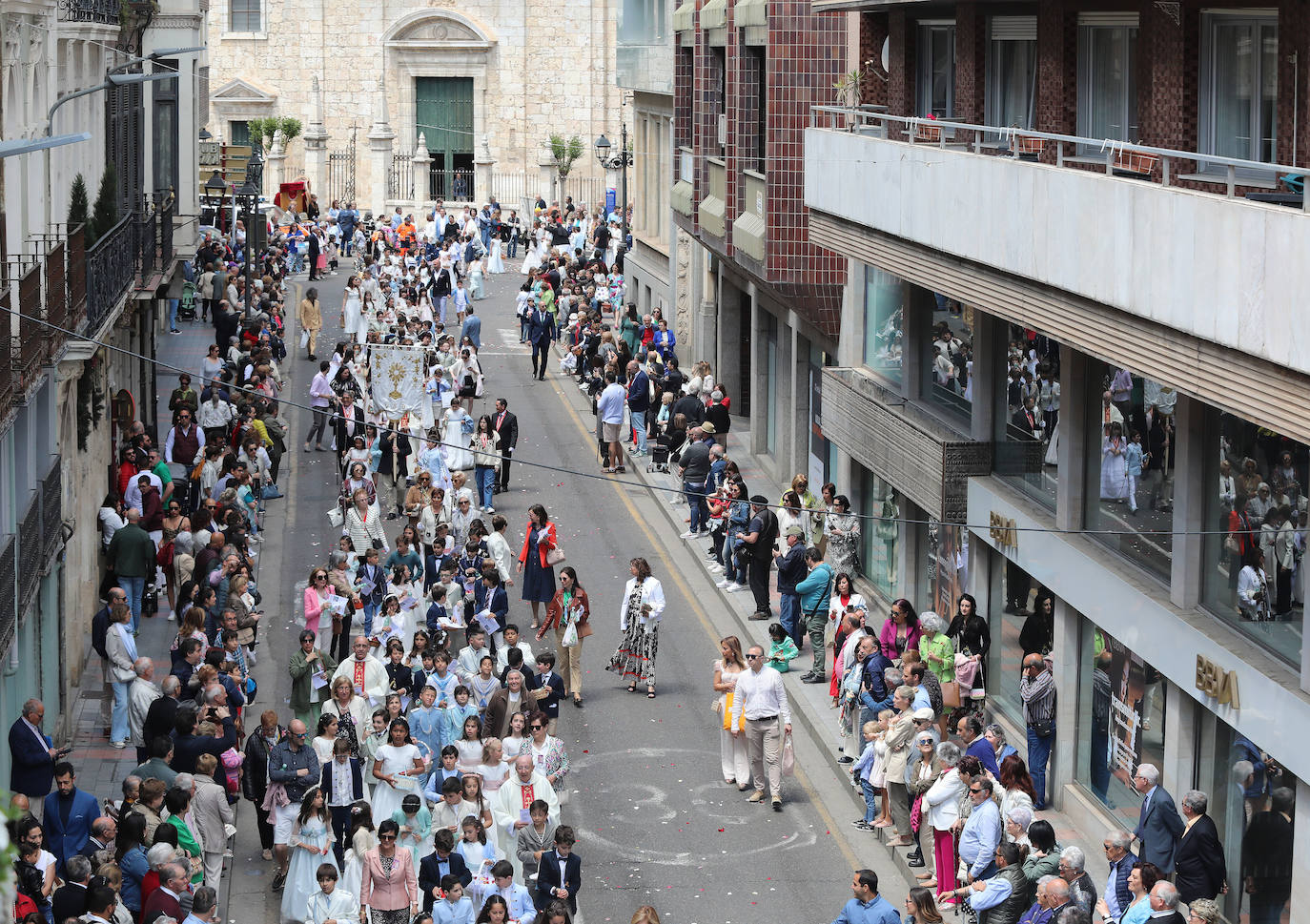 Procesión del Corpus Christi en Palencia