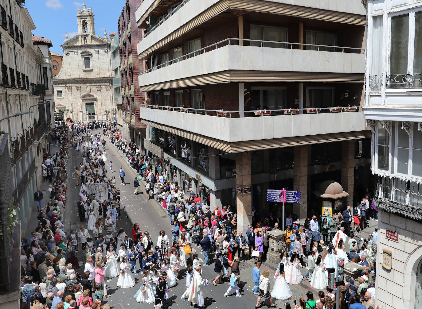 Procesión del Corpus Christi en Palencia