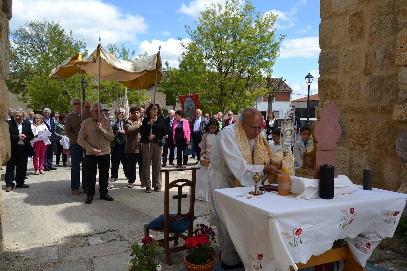 Día del Corpus en la provincia de Palencia