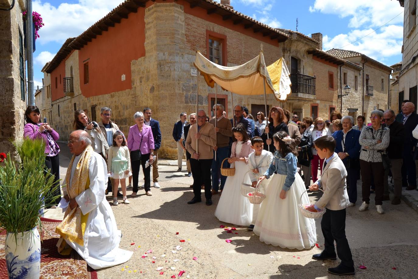 Día del Corpus en la provincia de Palencia