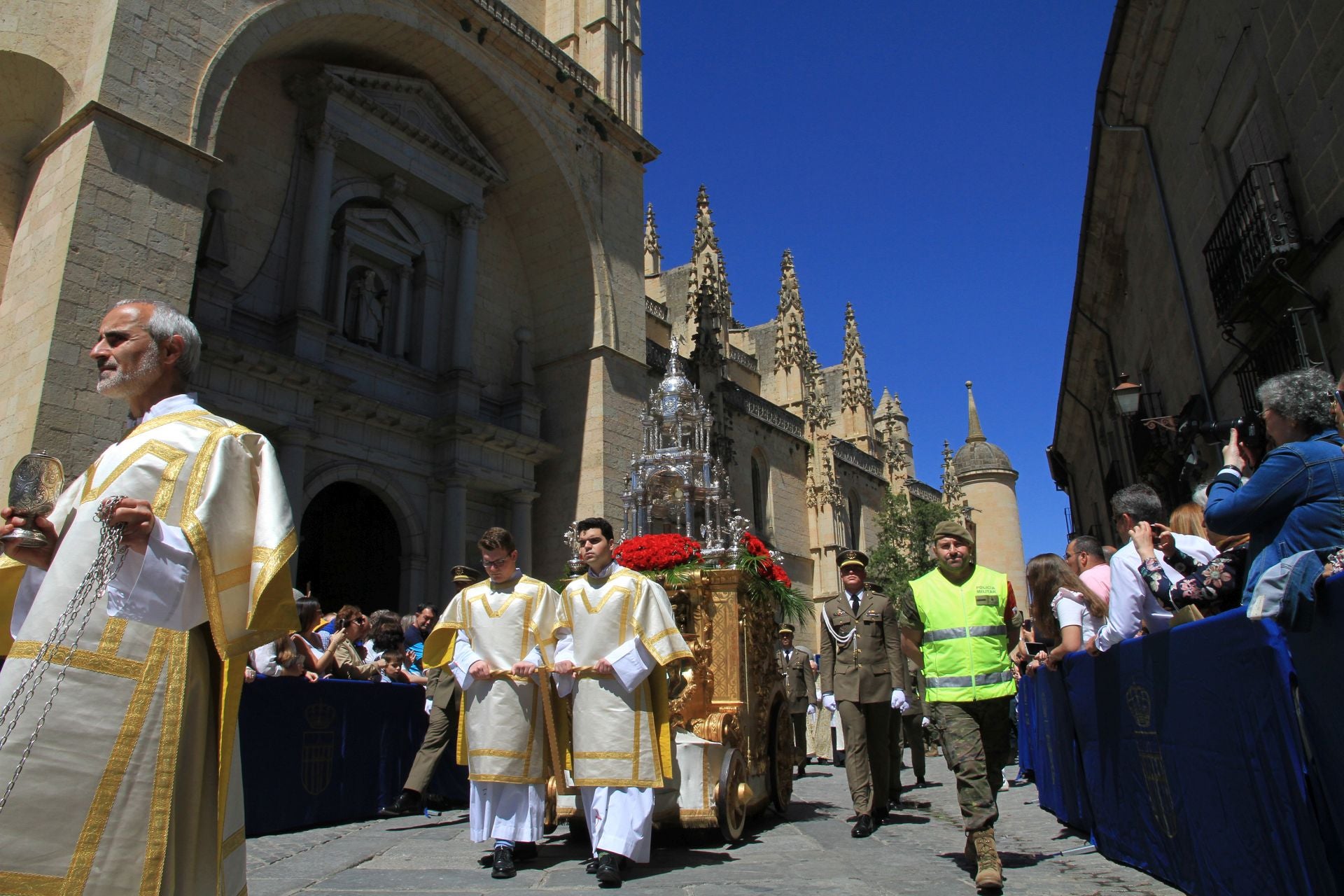 La procesión del Corpus Christi de Segovia, en imágenes