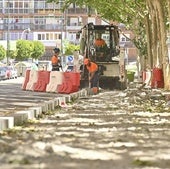 Las obras del carril bici entre Canterac y la avenida de Soria complicarán aún más el tráfico