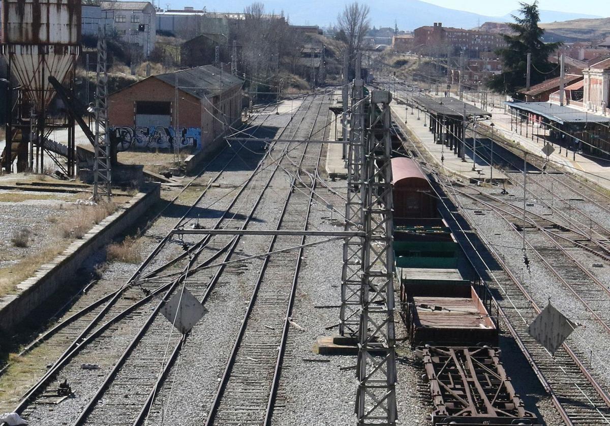 Estación de trenes de Segovia.