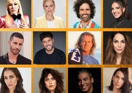 Algunos de los 16 aspirantes de la novena edición de MasterChef Celebrity.