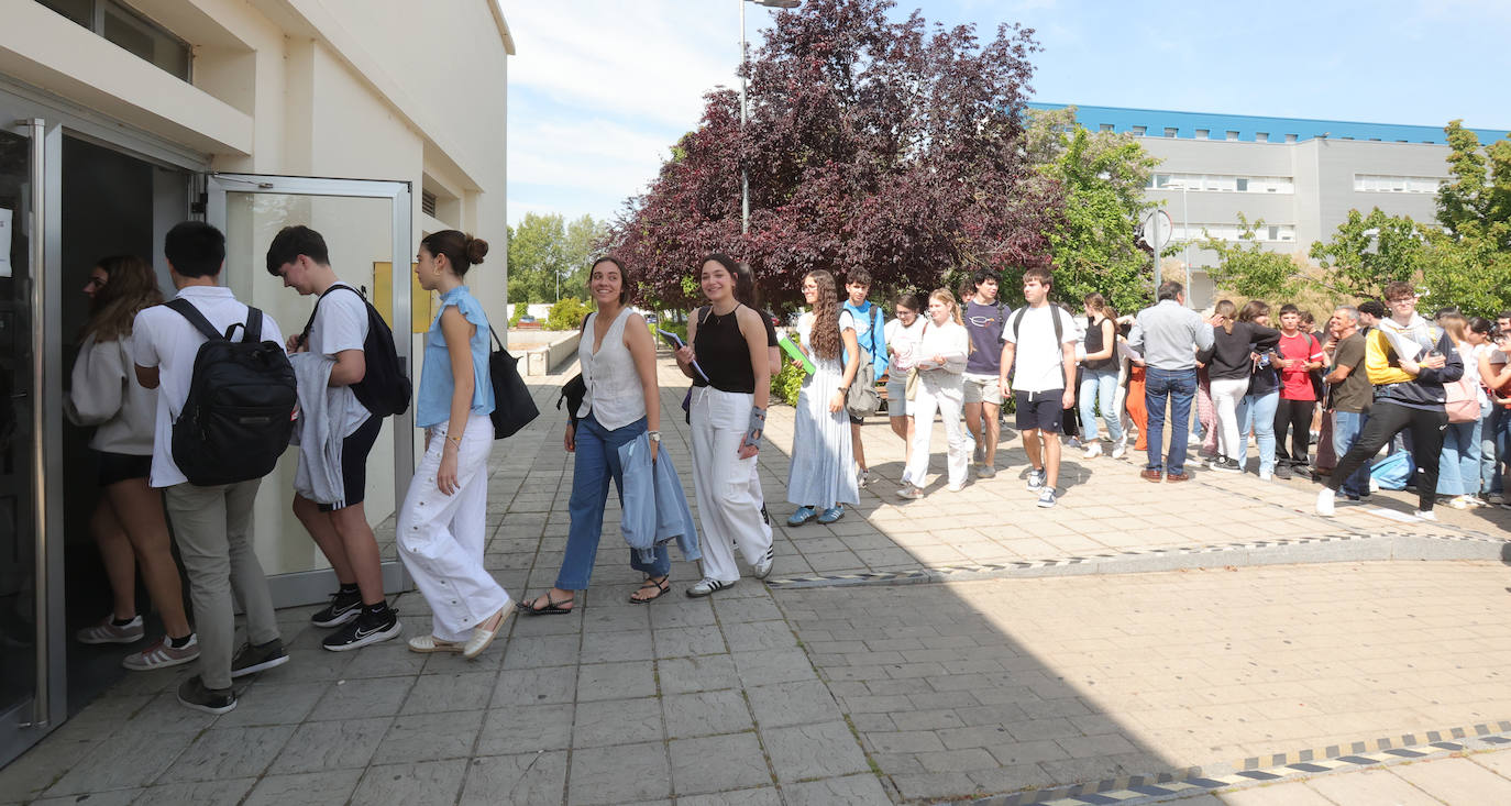 Así ha transcurrido el primer día de la EBAU en Palencia