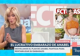 Espejo Público abordó el tema del embarazo de 'Anabel Pantoja'.