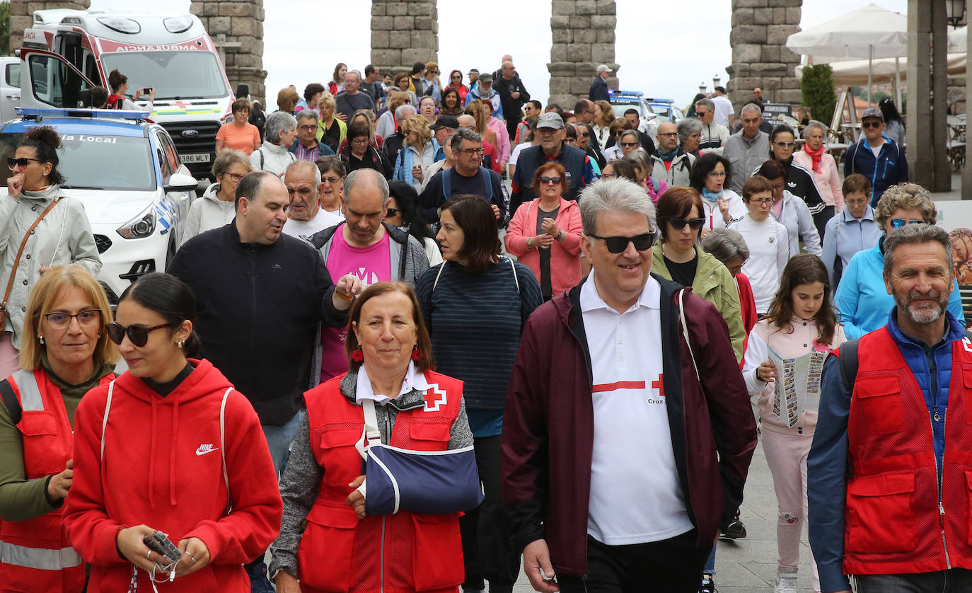 Fotografías de la marcha de Cruz Roja