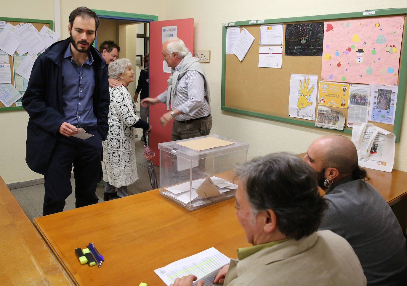 Votaciones de las elecciones europeas en la provincia de Segovia