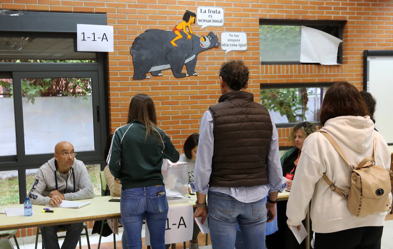 Votaciones de las elecciones europeas en la provincia de Segovia