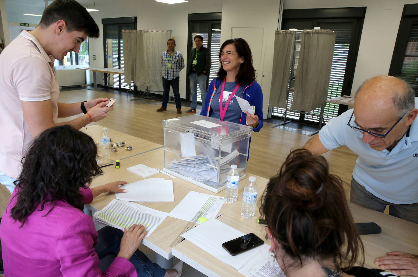 Votaciones de las elecciones europeas en la provincia de Segovia