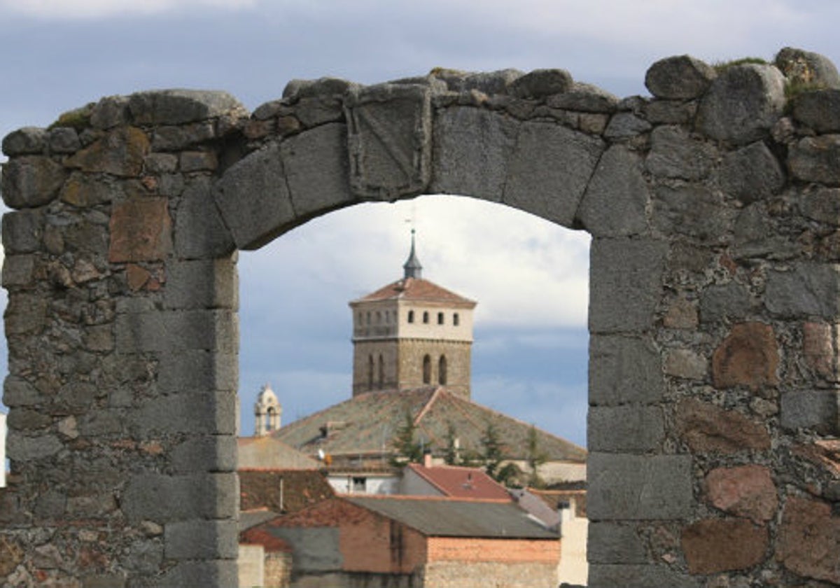 Panorámica del casco urbano de Aguilafuente.