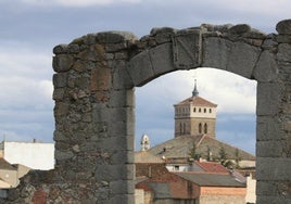 Panorámica del casco urbano de Aguilafuente.