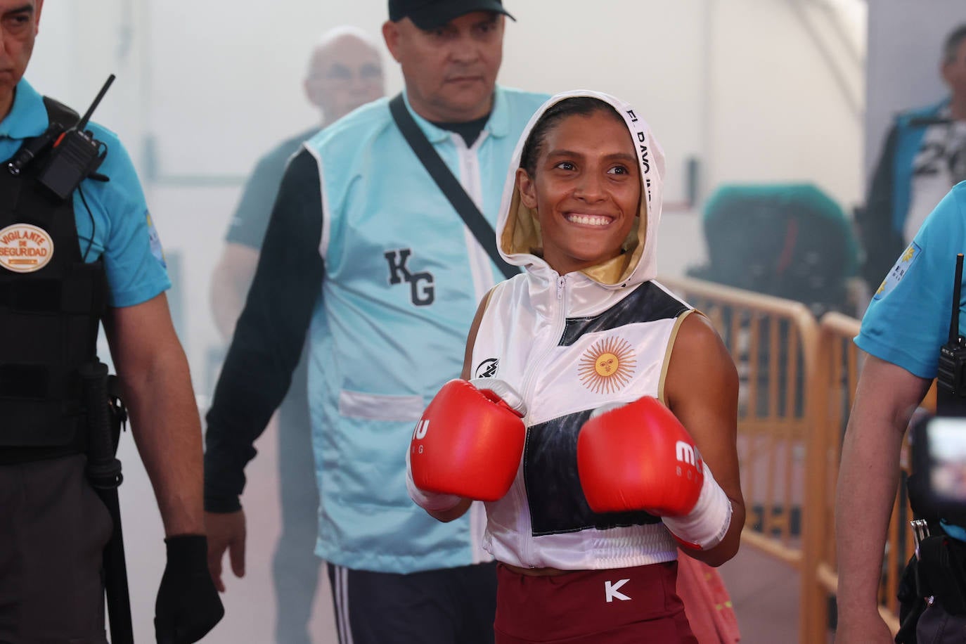 El combate de Isa Rivero, en imágenes