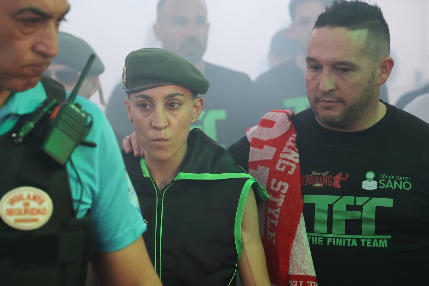 El combate de Isa Rivero, en imágenes