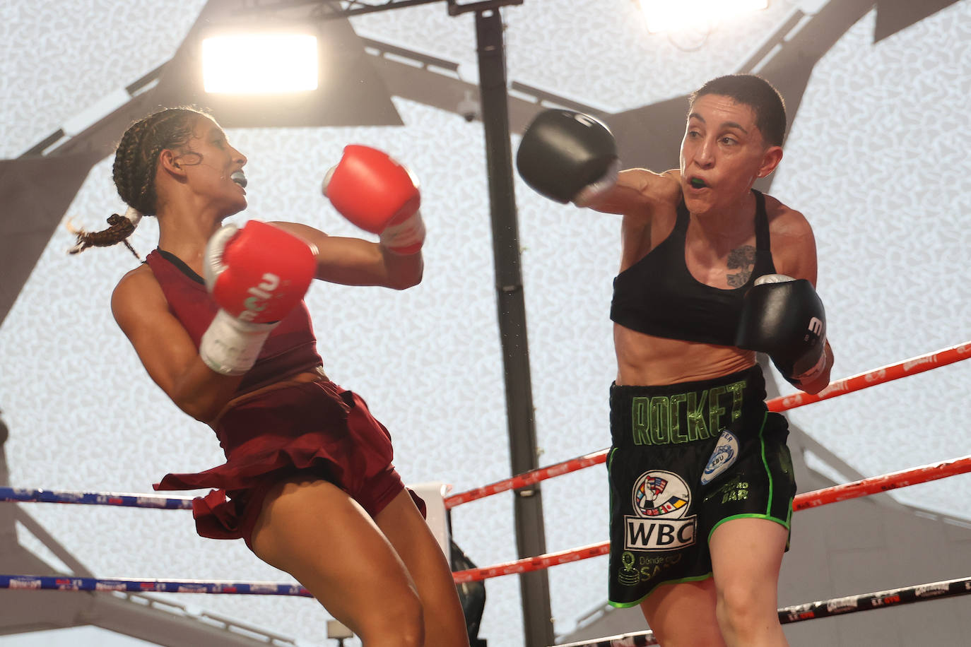 El combate de Isa Rivero, en imágenes