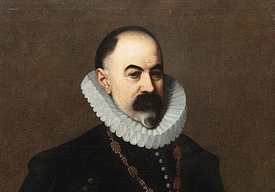 Retrato de Pedro Franqueza y Esteve, realizado por Juan Pantoja de la Cruz en 1602.