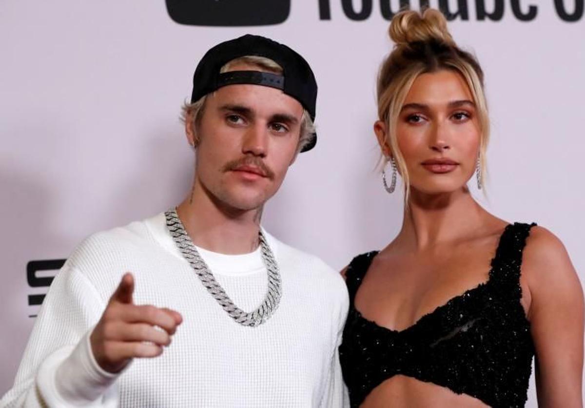 Justin y Hailey Bieber.