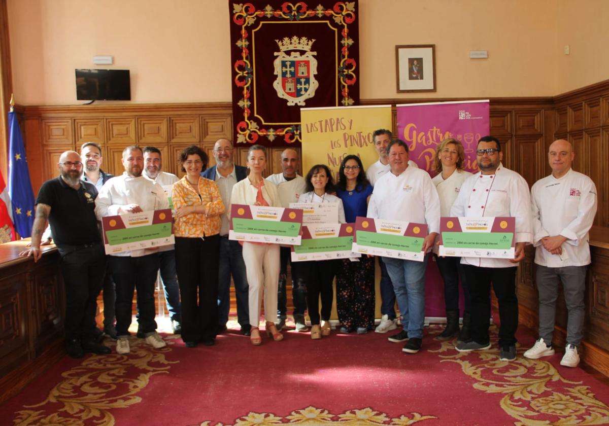 Presentación de la I Ruta de Tapas y Pinchos Campeones de Castilla y León, este martes.