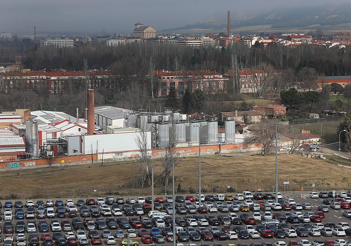 Solar donde irá ubicada la unidad de Radioterapia del Complejo Asistencial Universitario de Palencia.