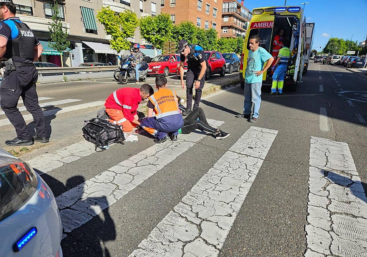 Valladolid: Herida una mujer al ser atropellada cuando cruzaba la calle ...