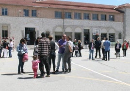 Patio del colegio Santa Clara, de Cuéllar.