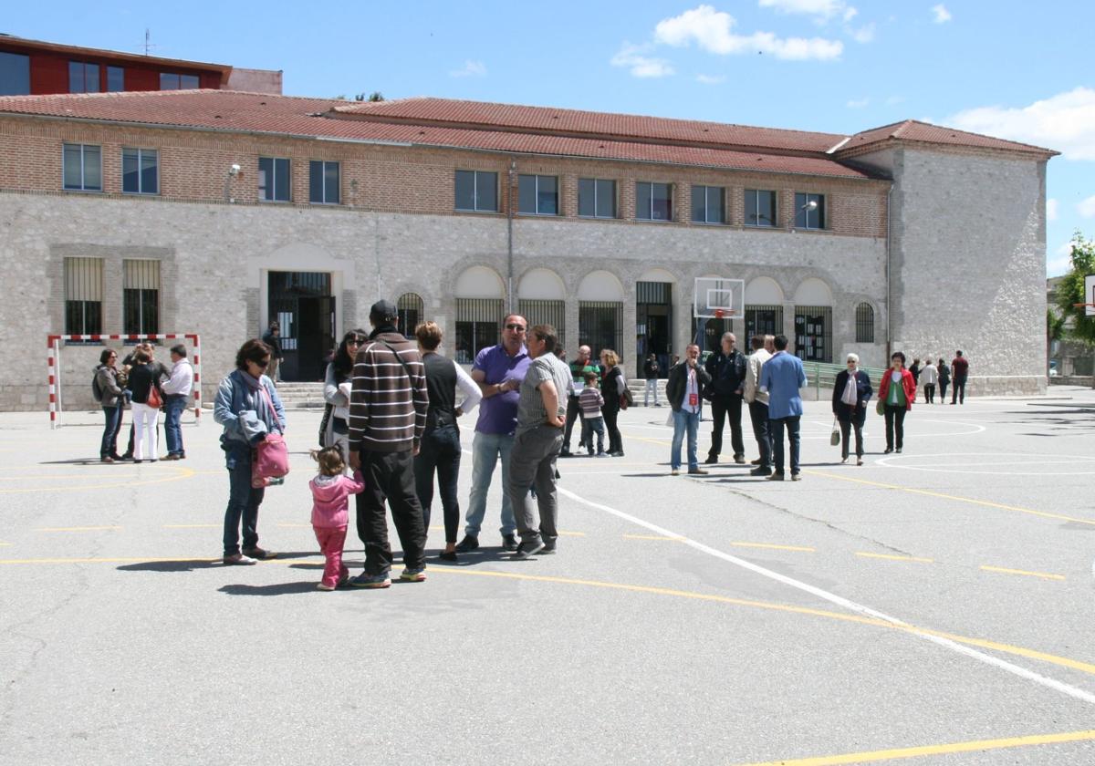 Patio del colegio Santa Clara, de Cuéllar.