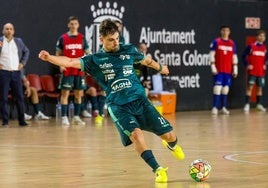 Eloy de Pablos durante un partido esta temporada con Osasuna Magna Xota.