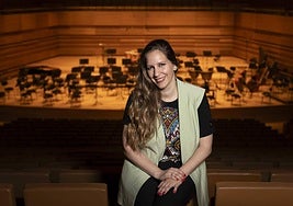 María Toledo, en el auditorio Miguel Delibes.