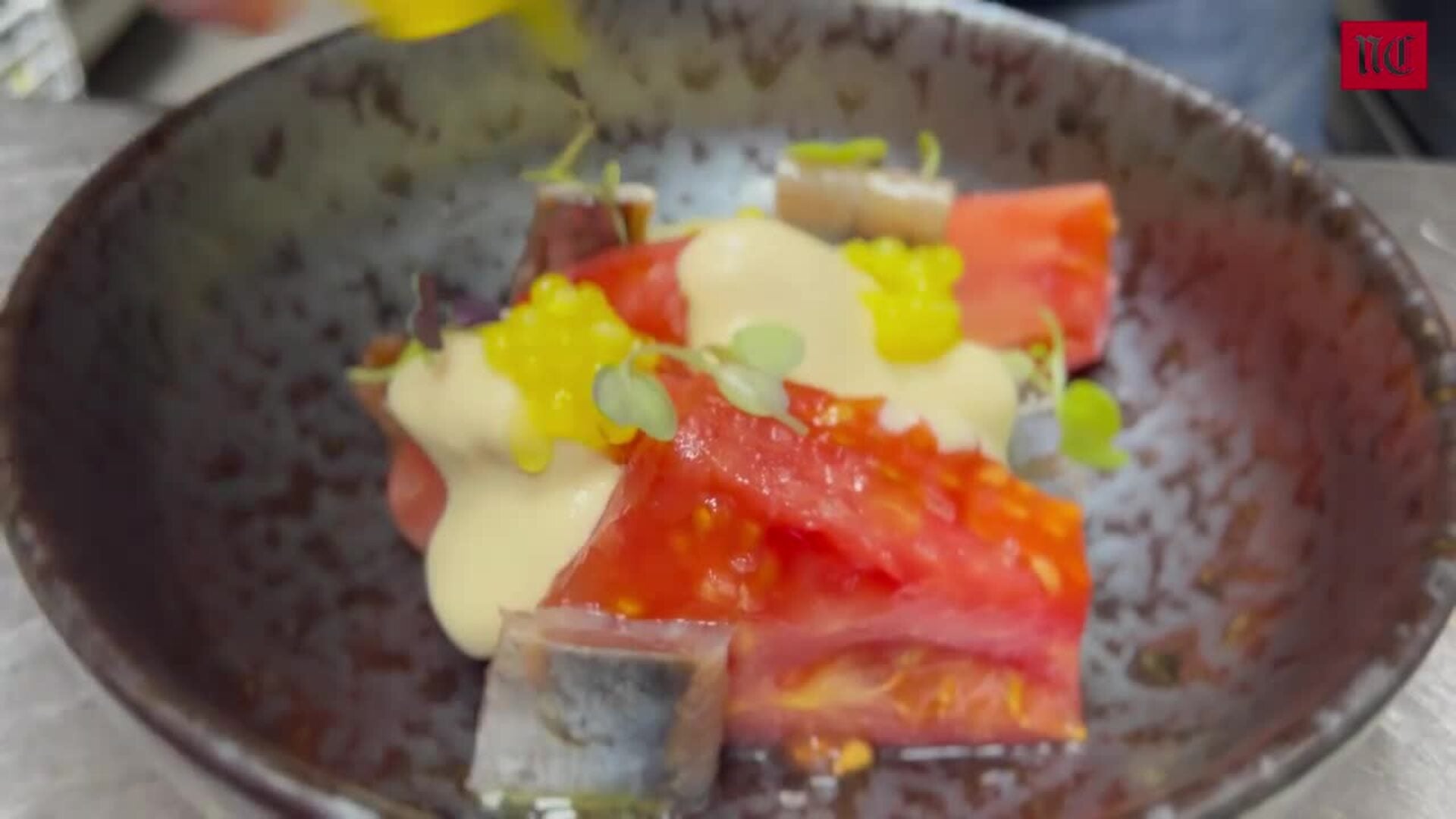 Una ensalada fresca y original en un bar nuevo de Valladolid