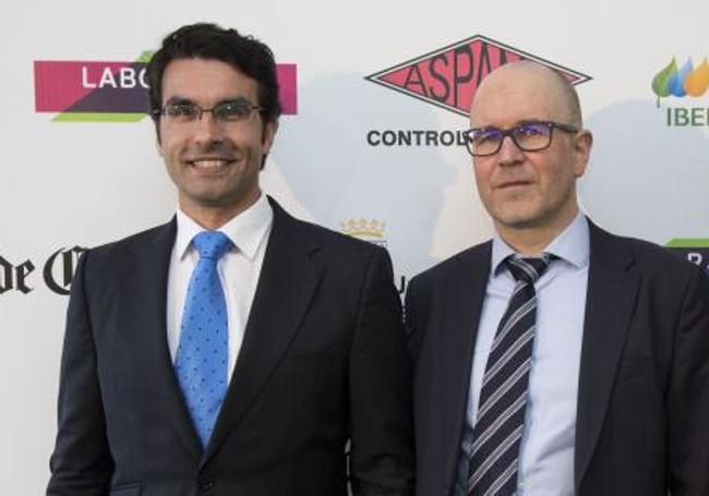 Luis Gervas de la Pisa, de Vidau Abogados, y Jorge García Herrero, de Secuoya Group, que también colaboró en la presentación de la denuncia.