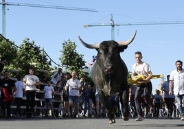 Un momento del festejo medinense.