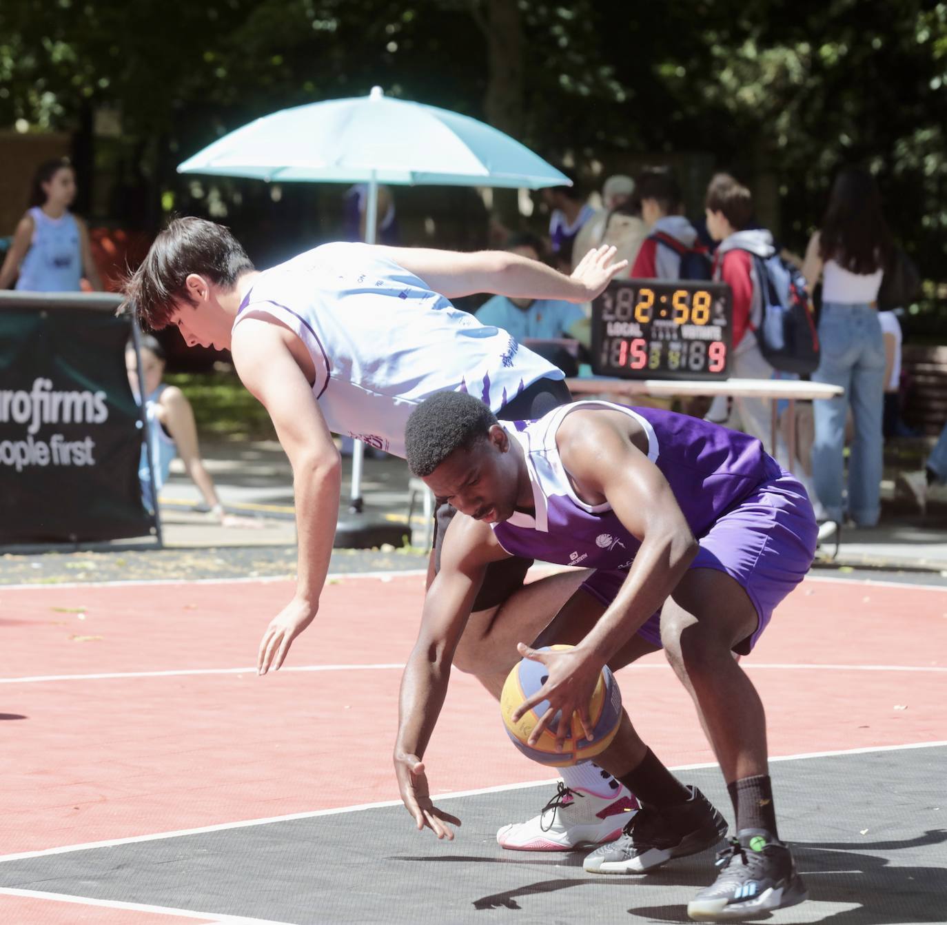 Los torneos de 3x3 en Acera Recoletos en imágenes