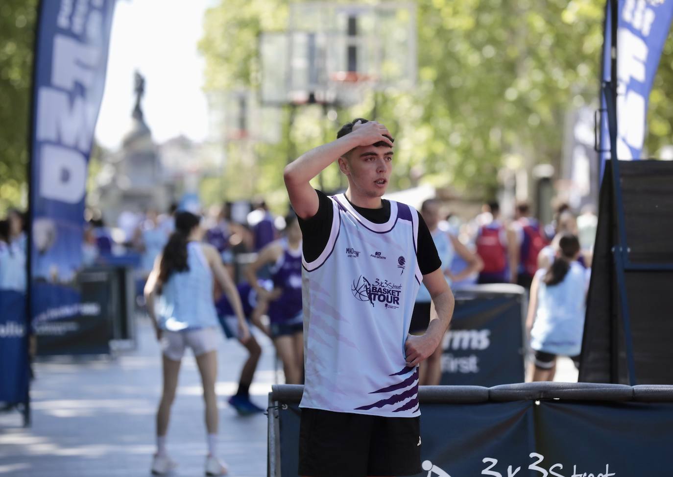 Los torneos de 3x3 en Acera Recoletos en imágenes