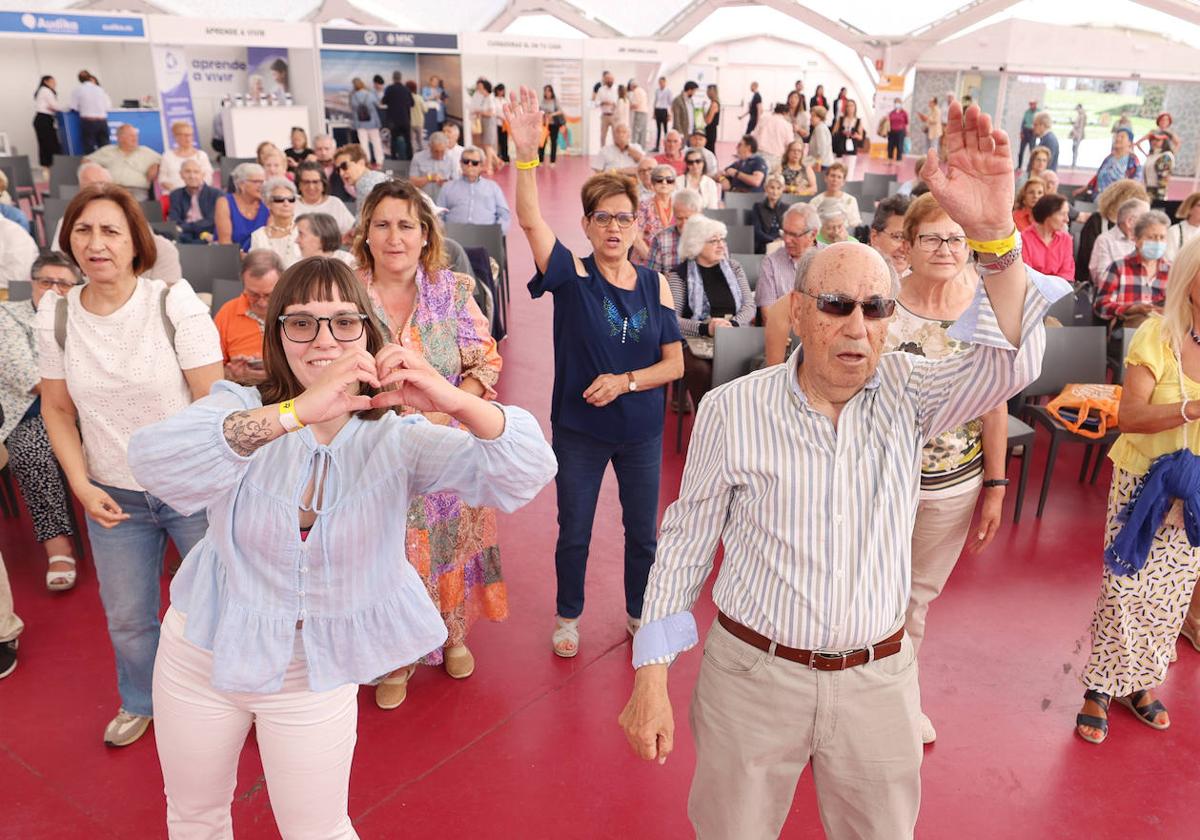 Nieves Herrero y Alfonso Pahíno llenan 60+Activos