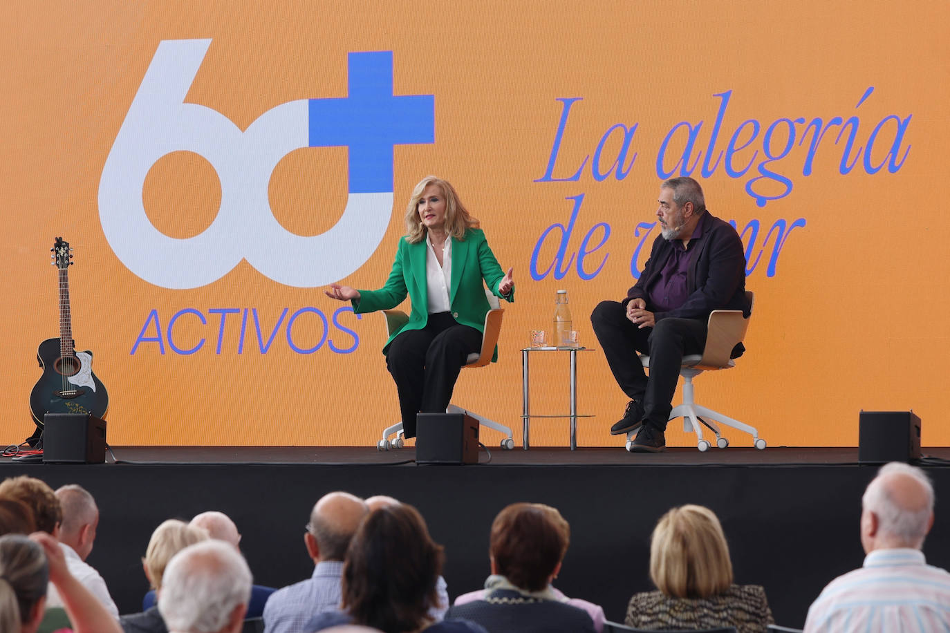 Nieves Herrero y Alfonso Pahíno llenan 60+Activos