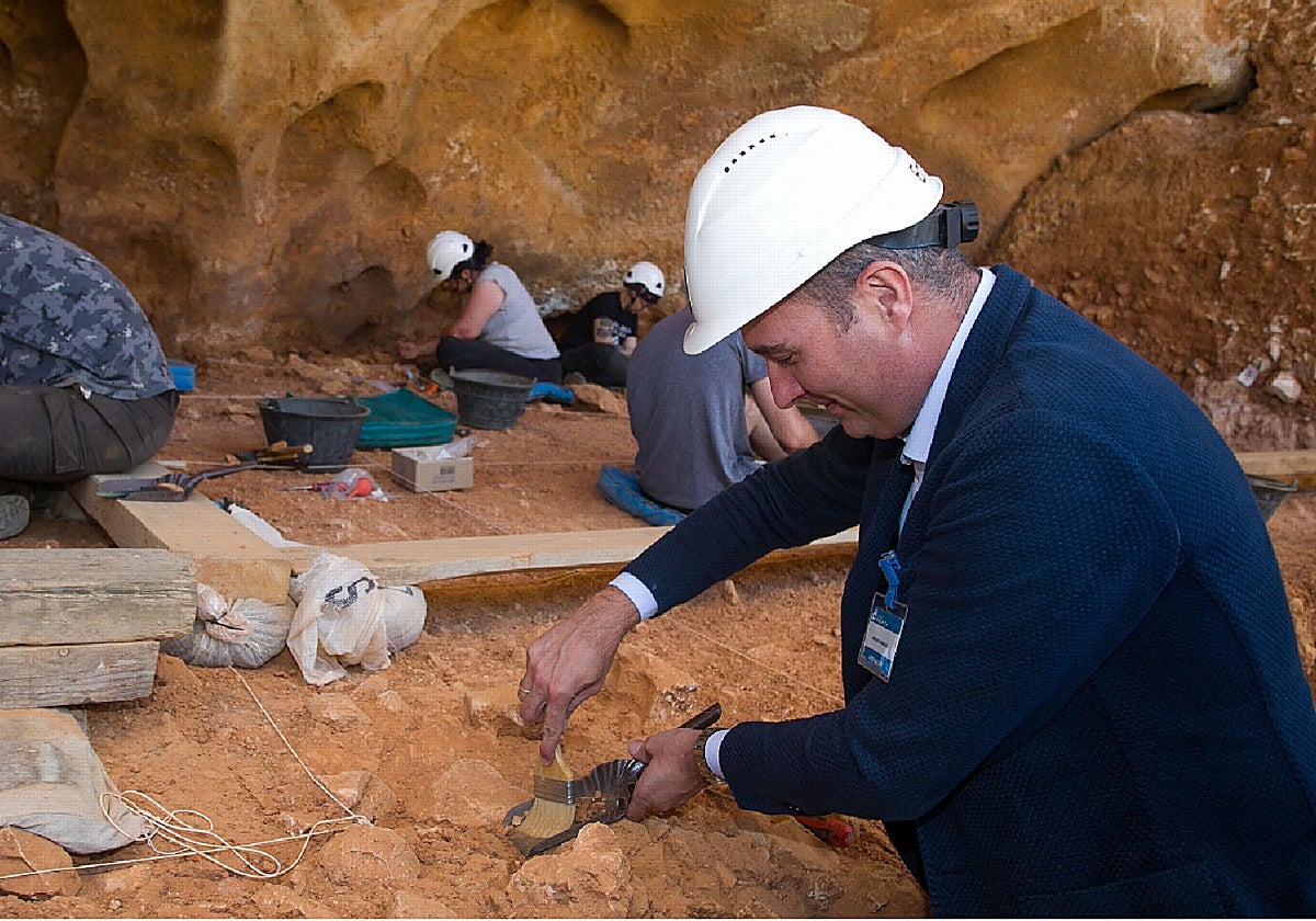 Imagen de los yacimientos de Atapuerca.