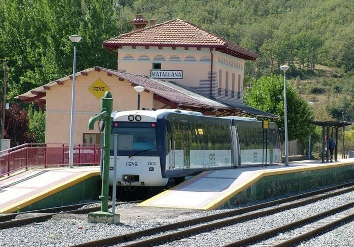 Estación de Matallana de Torío.