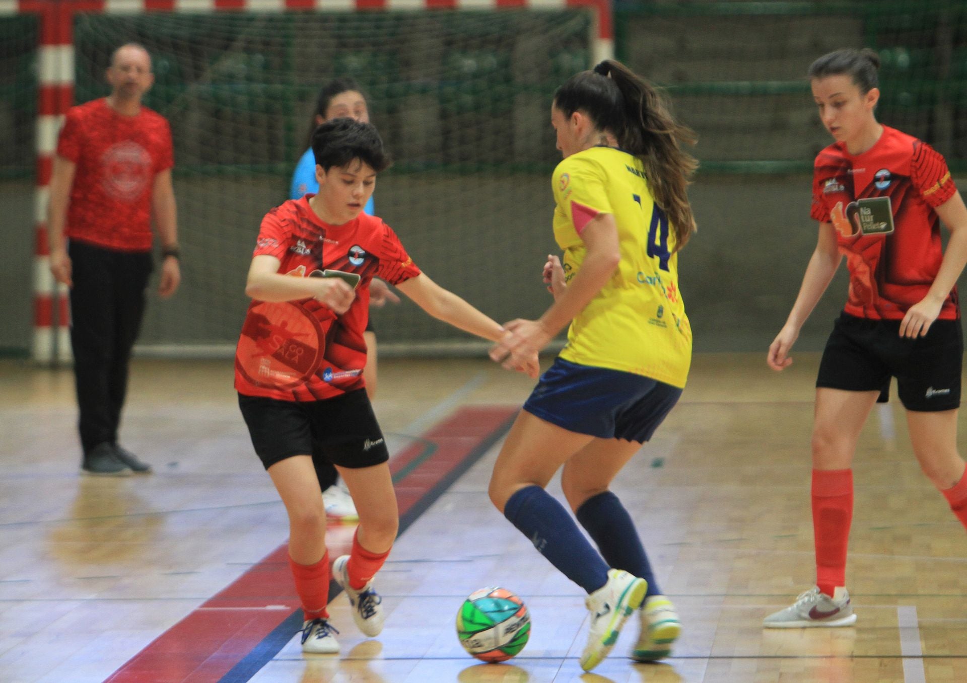 Fotografías del partido entre el Segosala Naturpellet y el Teldeportivo