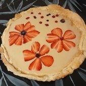 Tarta de flores para el verano