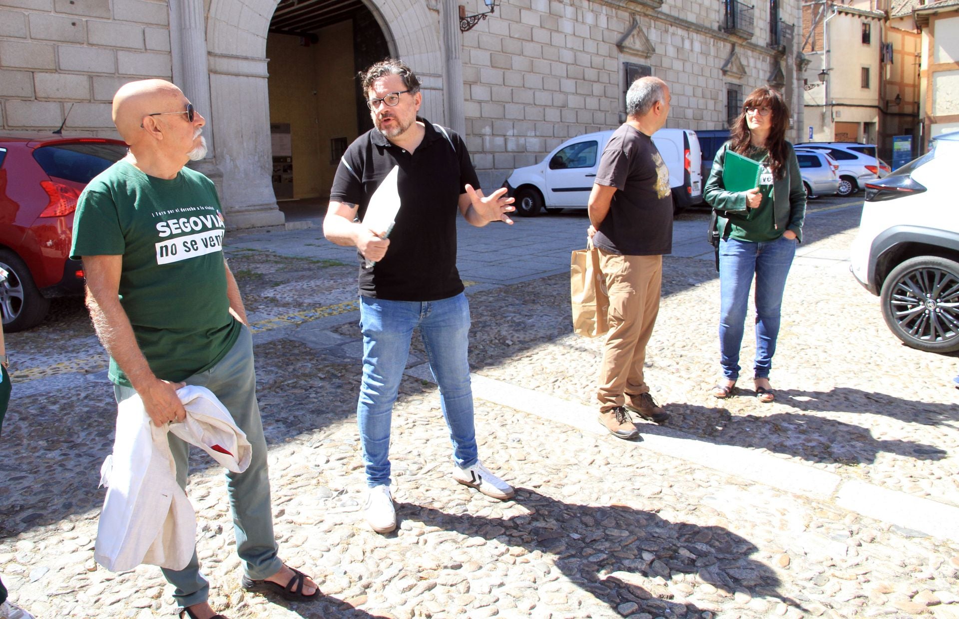 Fotografías del paseo para explicar la gentrificación de Segovia