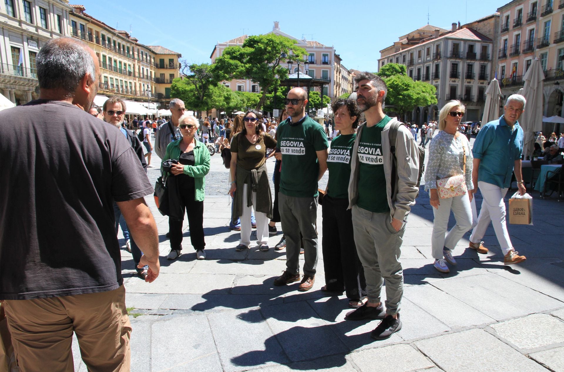 Fotografías del paseo para explicar la gentrificación de Segovia