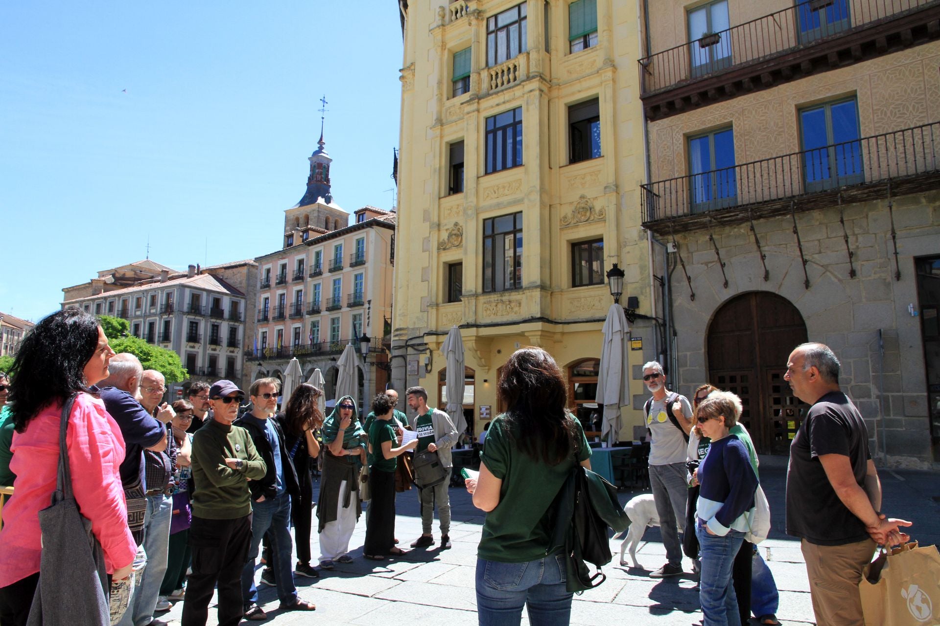 Fotografías del paseo para explicar la gentrificación de Segovia