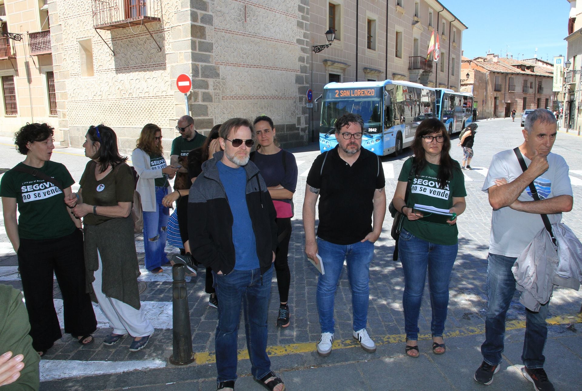 Fotografías del paseo para explicar la gentrificación de Segovia