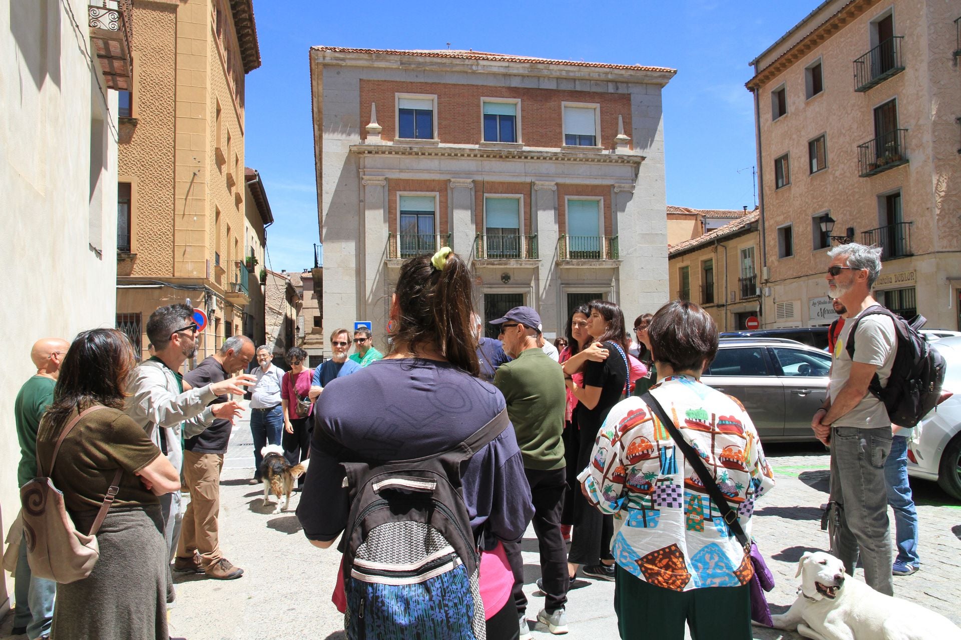 Fotografías del paseo para explicar la gentrificación de Segovia